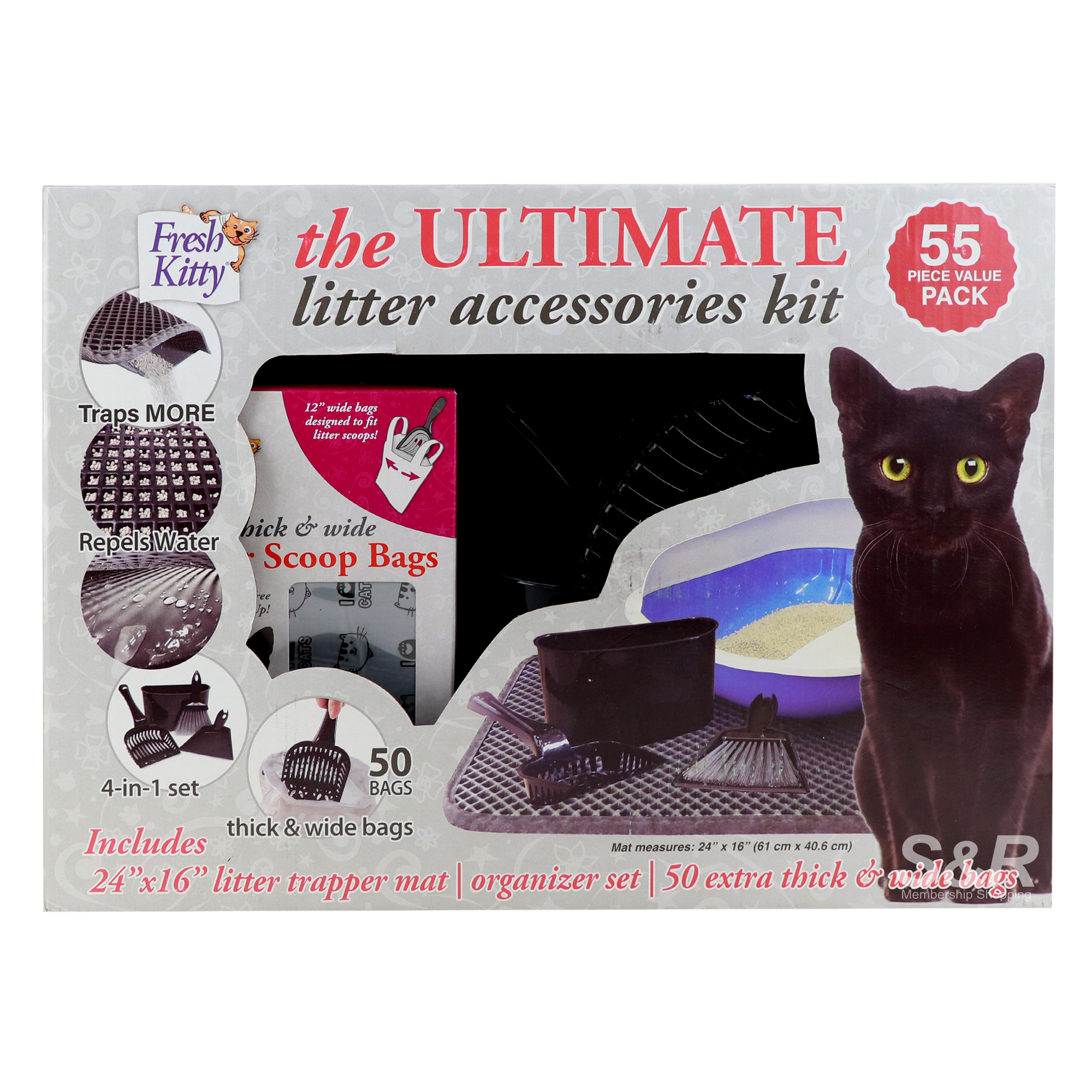 Fresh Kitty the Ultimate Kitty Litter Accessories Kit 1 set